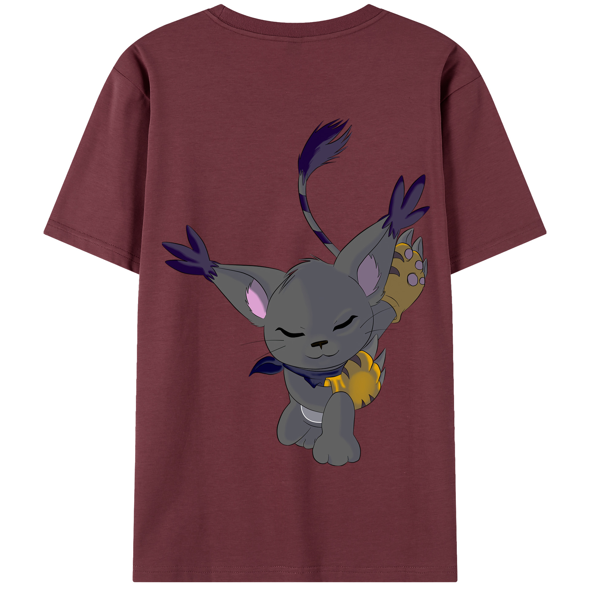 （画像用） Digimon デジタルモンスター/デジモン 綿100％半袖Tシャツ（背面プリント）